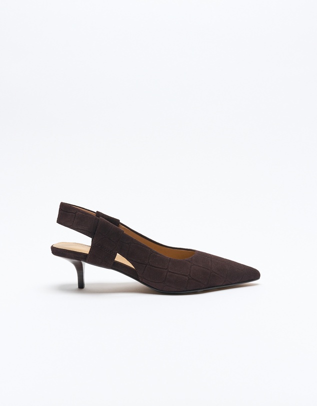 Walnut Melbourne - Thora Leather Heel