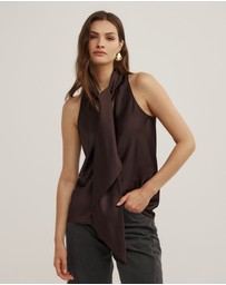 Witchery - V-neck Scarf Top