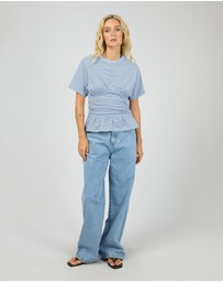 All About Eve - Tyler Stripe Tee Blue