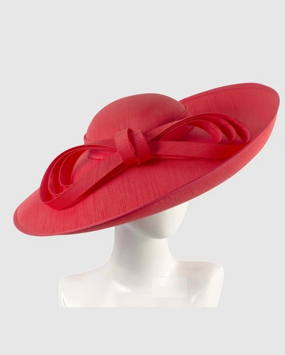 Max Alexander - Bright Red Wide Brim Hat