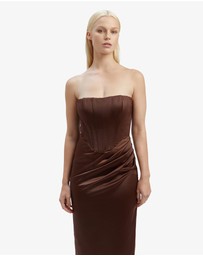 Bardot - Everlasting Satin Midi Dress
