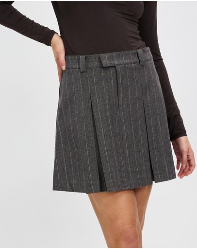 Grey Pinstrips