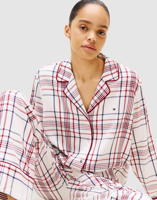 Tommy Hilfiger - Essential Flannel Pyjama and Slippers Gift Box