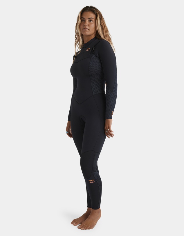 Billabong - Womens 4/3Mm Synergy Natural GBS Chest Zip Long Sleeve Fullsuit