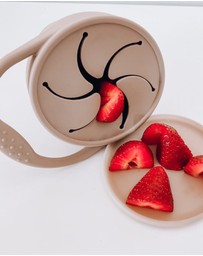 Bare The Label - Collapsible Silicone Snackie Cup