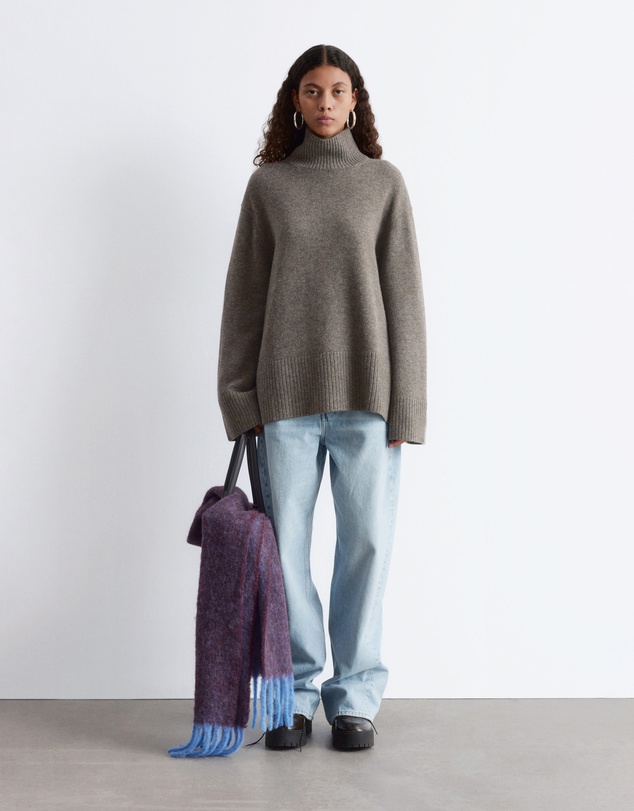 & Other Stories - Oversized Turtleneck Wool Jumper