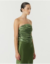 Third Form - Satin Drape Bustier