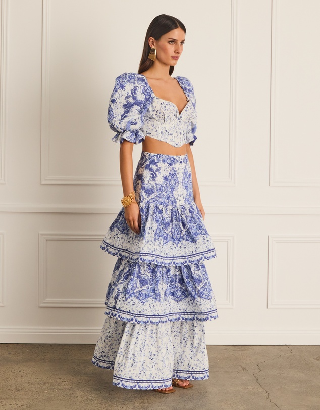 Aqua Blu Australia - Willow Celeste Maxi Skirt