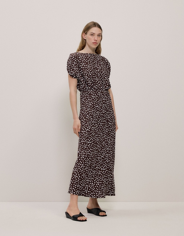 Trenery - Elorie Midi Dress in Coffee