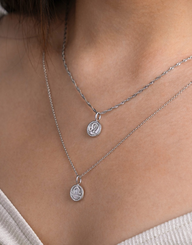 Wanderlust + Co - Leo Zodiac Mother of Pearl 925 Sterling Silver Pendant