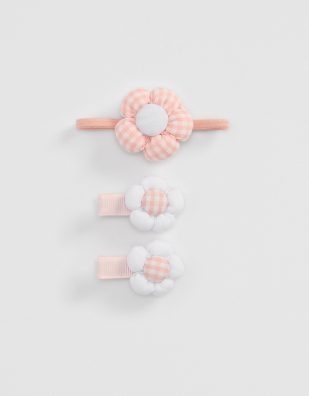 Country Road - Gingham Flower Pack Of 3