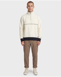 Academy Brand - Academy Contrast 1/4 Zip Sweat