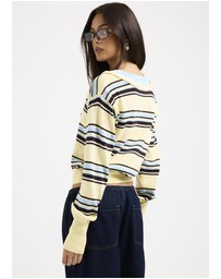 Subtitled - Odessa Double Knit Stripe Cardigan