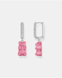 THOMAS SABO - HARIBO Pink Bear Hoop Single Earring
