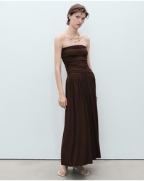 M.N.G - Owl Strapless Dress
