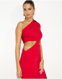 Dazie - Shoreline One-Shoulder Maxi Dress