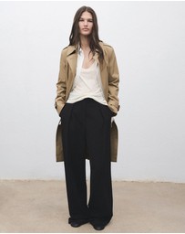 M.N.G - Classic Trench Coat With Belt