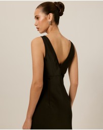 Tussah - Elise Lace Bodice Satin Maxi Dress