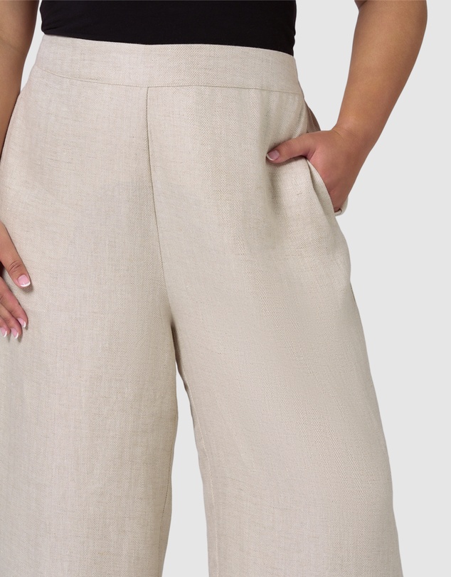 Something 4 Olivia - Lani Linen Wide Leg Pant