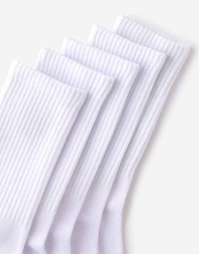 Cotton On - 5 Pack Essential Crew Socks