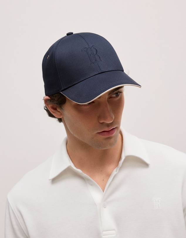 Trenery - Leo Monogram Cap in Night Sky