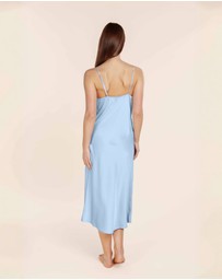 Gingerlilly - Magnolia Silky Satin Long Gown