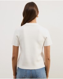 Atmos&Here - Sana Short Sleeve Knit Cardigan