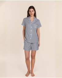 Gingerlilly - Rebecca Judd x Gingerlilly Camilla Cotton Short PJ Set