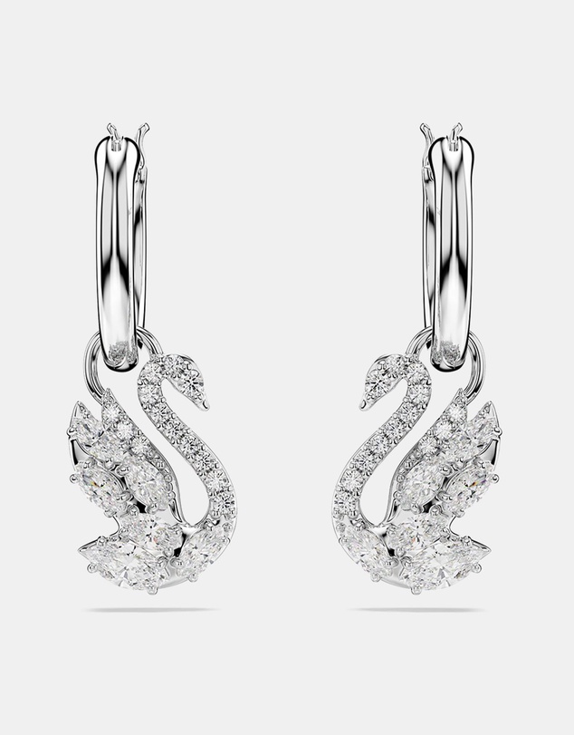 Swarovski - Swan:Pe Mn Hoop Xxs White/Rhs