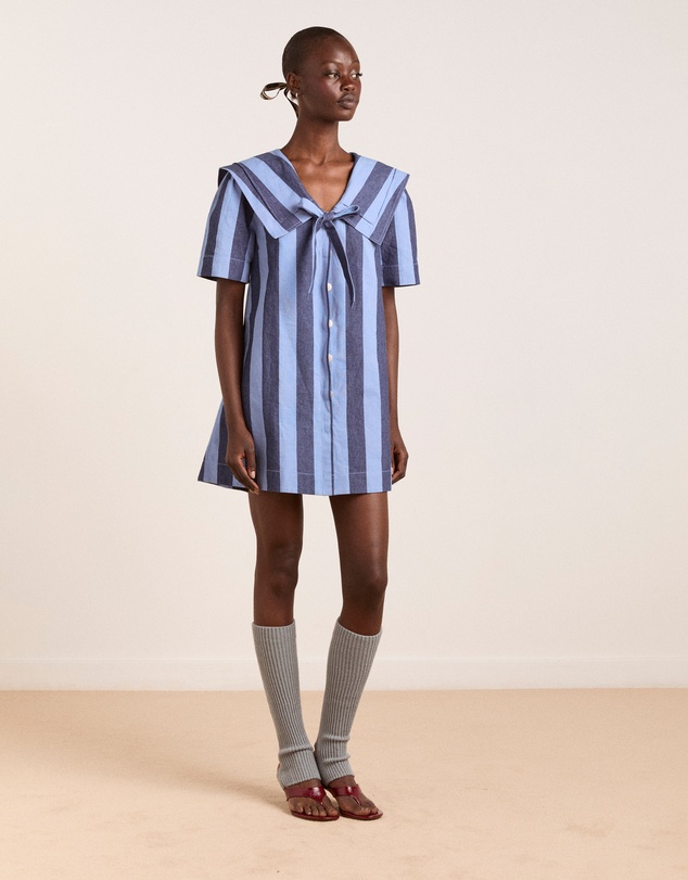 Goldie Mini Dress by Damson Madder Online | THE ICONIC | Australia