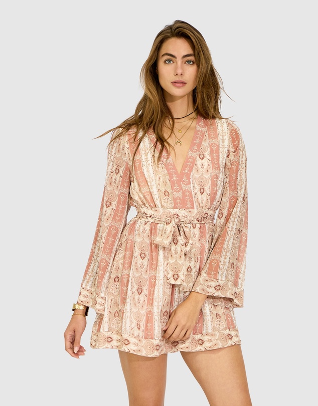 Belle & Bloom - Precision Flared Sleeve Mini Dress