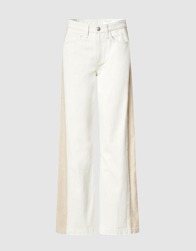 rag & bone - Logan Spliced Wide Jeans