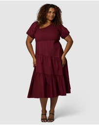 Something 4 Olivia - Miley Asymmetric Midi Dress