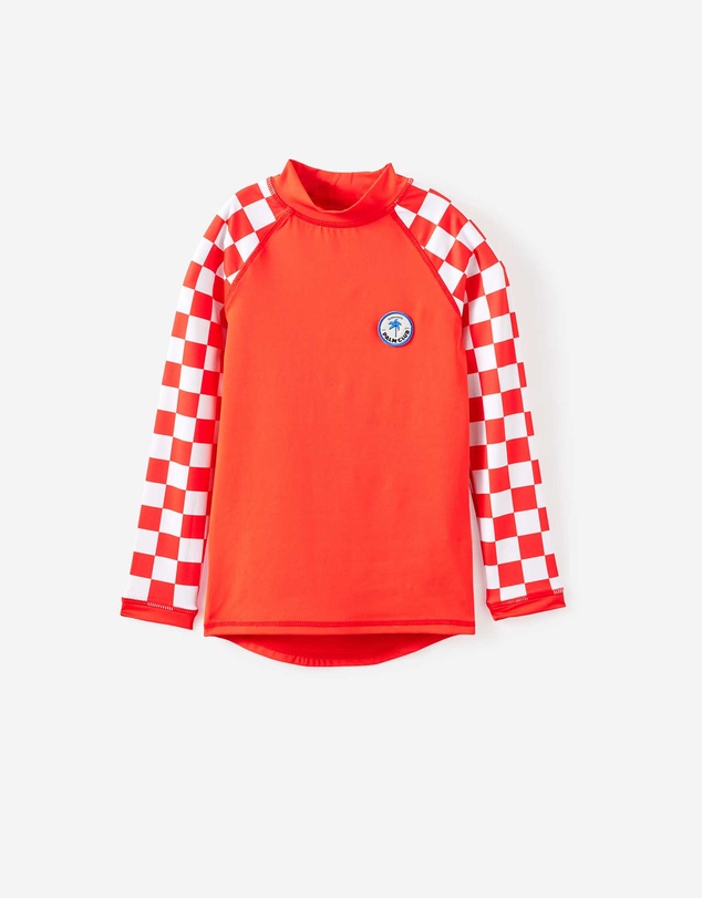 Cotton On Kids - Flynn Long Sleeve Raglan Rash Vest