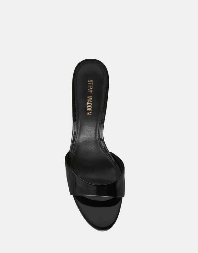 Steve Madden - Davina Black Patent Heels