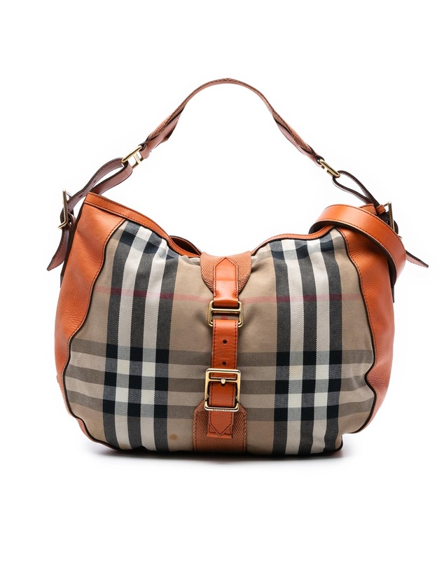 Pre-Loved by Azura Reborn - Pre-Loved House Check Canvas Ashwood Hobo