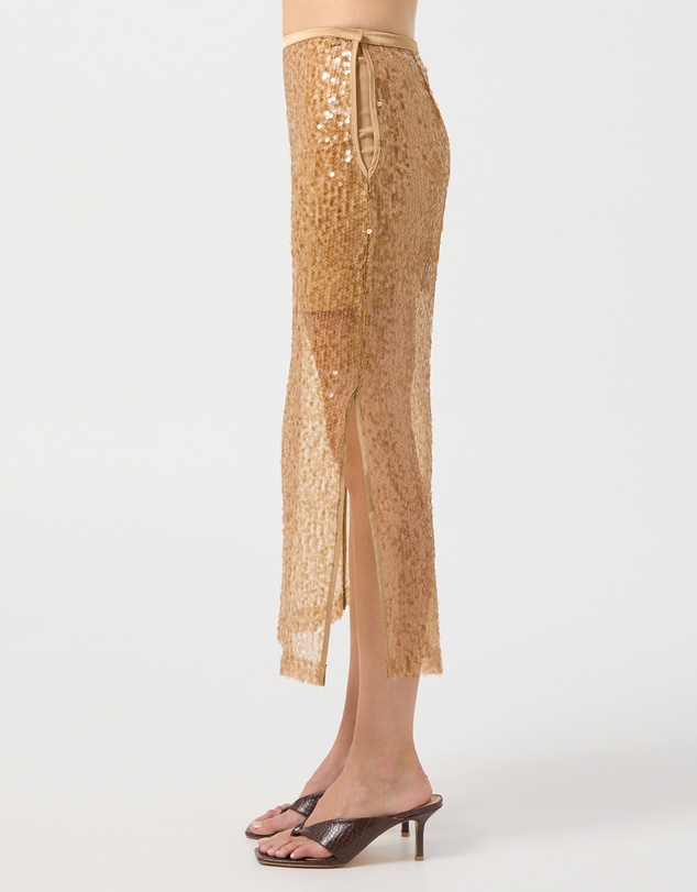 Third Form - Reflection Sequin Midi Skirt