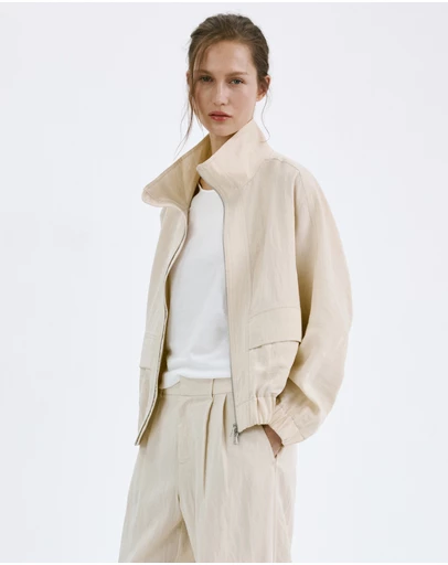 M.N.G - Lyocell Bomber Jacket