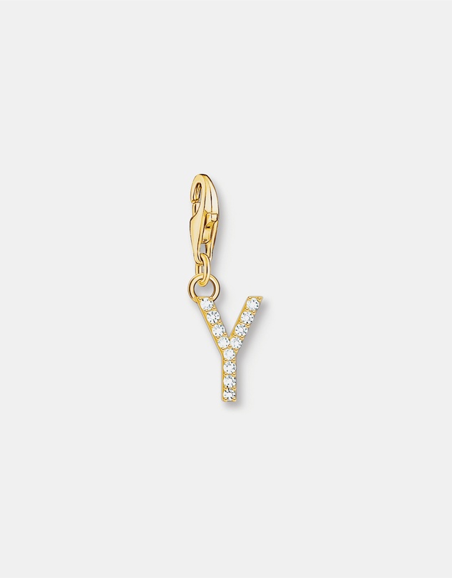 THOMAS SABO - Charm Pendant Letter Y Gold Plated