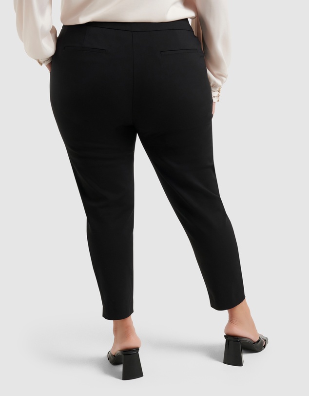 Forever New Curve - Audrey Curve High Waist Cropped Pants