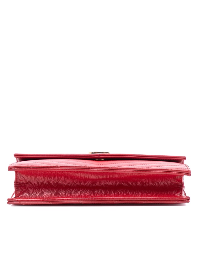 Pre-Loved by Azura Reborn - Pre-Loved Grain De Poudre Cassandre Envelope Chain Wallet