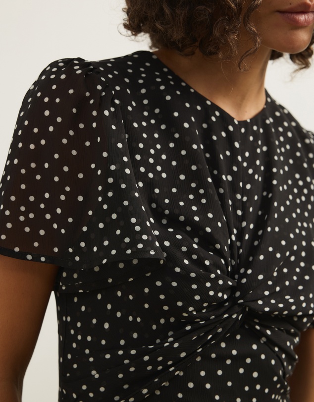 Atmos&Here - Maxine Twist Front Midi Dress
