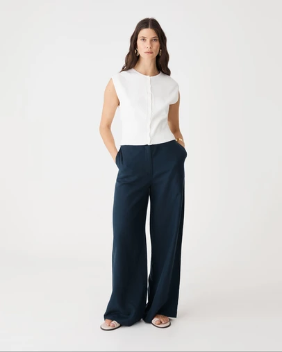 Forcast - Phoebe Linen Lyocell Pants