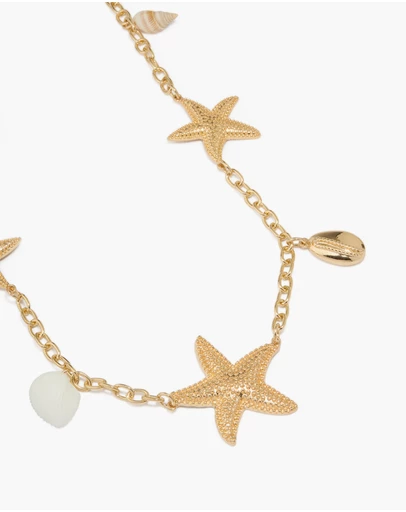 Lovisa - Gold Starfish & Sea Charms Belt