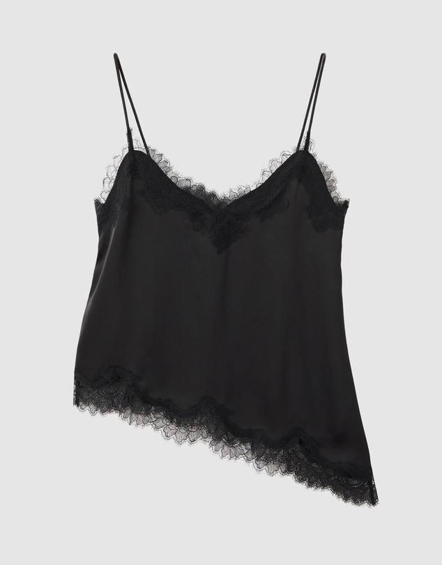 M.N.G - Asymmetric Lace Camisole Top