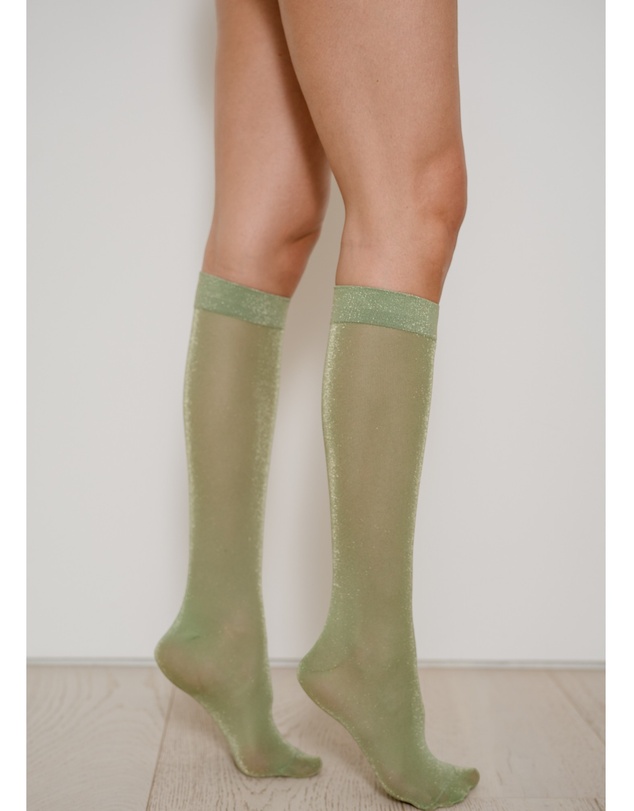 High Heel Jungle - Glitterati Tall Socks
