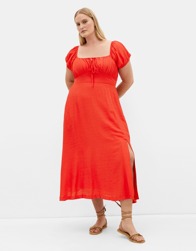 City Chic - Abbigail Split Maxi Dress