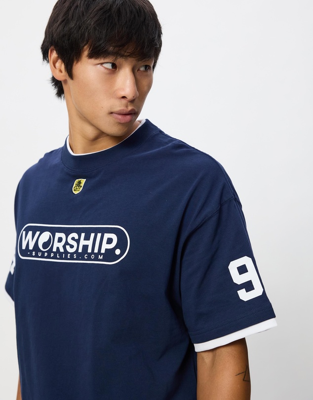 Worship - Sideline Box Crop Layer Tee