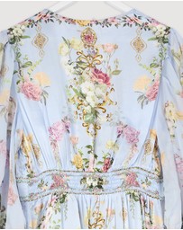 Revibe - Repaired Camilla Button Front Frill Dress - AU XL