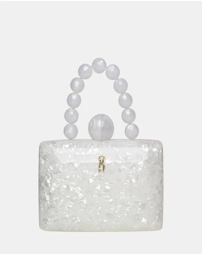 Steve Madden - BAllure White/Gold Handbag
